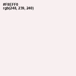 #F8EFF0 - Amour Color Image