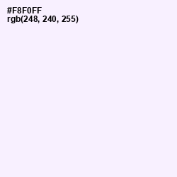 #F8F0FF - Magnolia Color Image