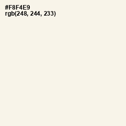 #F8F4E9 - White Linen Color Image