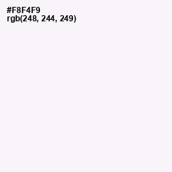 #F8F4F9 - White Lilac Color Image