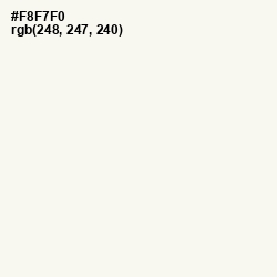 #F8F7F0 - Spring Wood Color Image