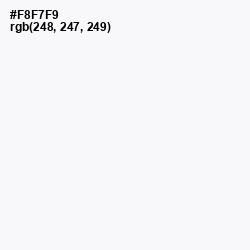 #F8F7F9 - White Lilac Color Image