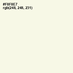 #F8F8E7 - Rum Swizzle Color Image