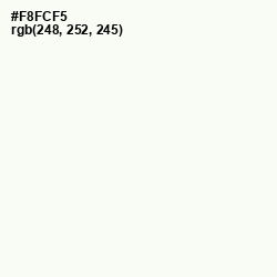 #F8FCF5 - Sugar Cane Color Image