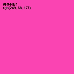 #F944B1 - Brilliant Rose Color Image