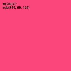 #F9457C - Wild Watermelon Color Image