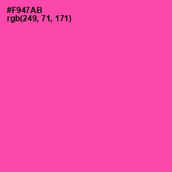 #F947AB - Brilliant Rose Color Image
