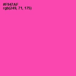 #F947AF - Brilliant Rose Color Image