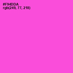 #F94DDA - Pink Flamingo Color Image