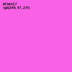 #F961E7 - Pink Flamingo Color Image