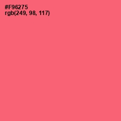 #F96275 - Brink Pink Color Image