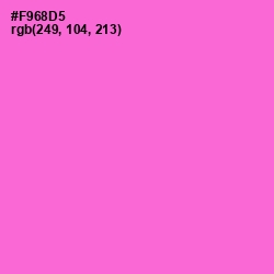 #F968D5 - Orchid Color Image