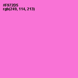 #F972D5 - Orchid Color Image