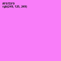 #F97DF9 - Blush Pink Color Image