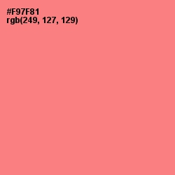 #F97F81 - Froly Color Image