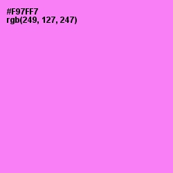 #F97FF7 - Blush Pink Color Image