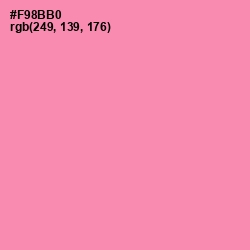 #F98BB0 - Mauvelous Color Image