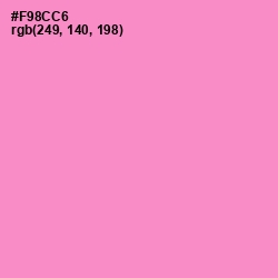 #F98CC6 - Shocking Color Image