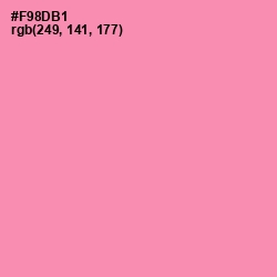 #F98DB1 - Mauvelous Color Image