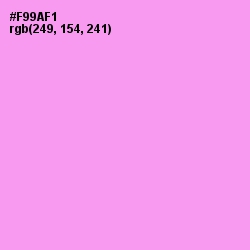 #F99AF1 - Lavender Magenta Color Image
