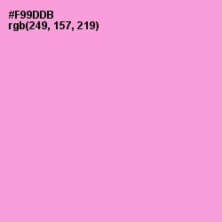 #F99DDB - Light Orchid Color Image