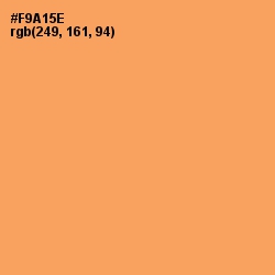 #F9A15E - Texas Rose Color Image