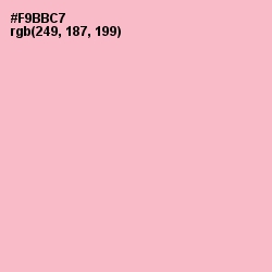 #F9BBC7 - Cotton Candy Color Image
