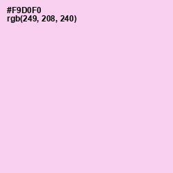 #F9D0F0 - Pink Lace Color Image
