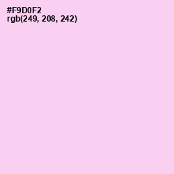 #F9D0F2 - Pink Lace Color Image