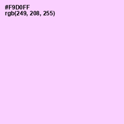 #F9D0FF - Pink Lace Color Image