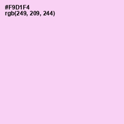 #F9D1F4 - Pink Lace Color Image