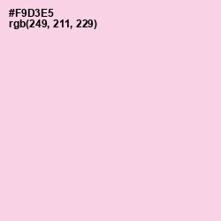 #F9D3E5 - Pig Pink Color Image