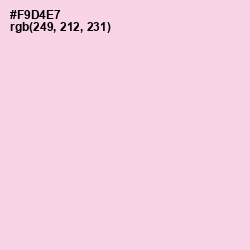 #F9D4E7 - Pig Pink Color Image