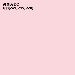 #F9D7DC - Pastel Pink Color Image