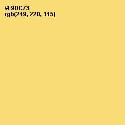#F9DC73 - Golden Sand Color Image