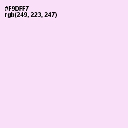 #F9DFF7 - Pink Lace Color Image
