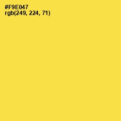 #F9E047 - Gorse Color Image