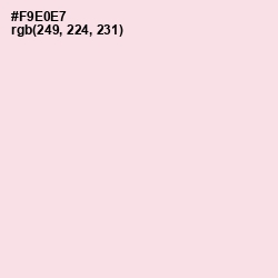 #F9E0E7 - Carousel Pink Color Image