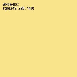 #F9E48C - Sweet Corn Color Image