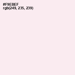 #F9EBEF - Fair Pink Color Image