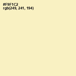 #F9F1C2 - Beeswax Color Image