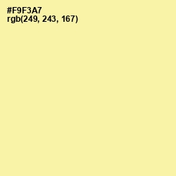 #F9F3A7 - Drover Color Image