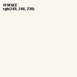 #F9F6EE - Seashell Peach Color Image
