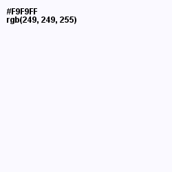 #F9F9FF - White Pointer Color Image