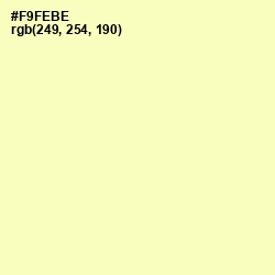 #F9FEBE - Shalimar Color Image