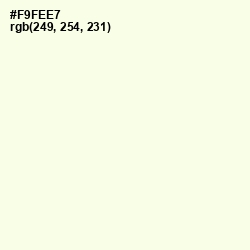 #F9FEE7 - Hint of Yellow Color Image