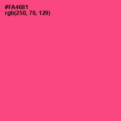 #FA4681 - Violet Red Color Image