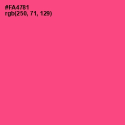 #FA4781 - Violet Red Color Image