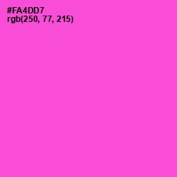 #FA4DD7 - Orchid Color Image