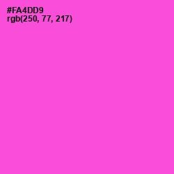 #FA4DD9 - Pink Flamingo Color Image